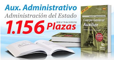 Temarios Auxiliar Administrativo. Administración del Estado. Disponibles en Cilsa.