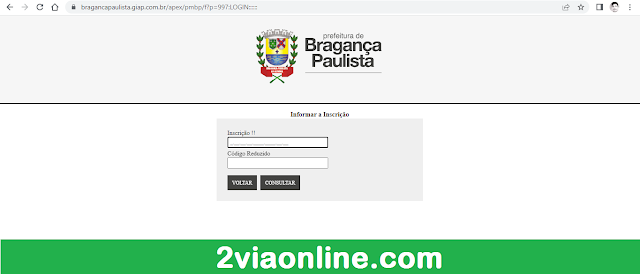 2Via IPTU Bragança Paulista