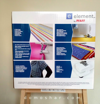 Pfaff element 1450 реклама върху кутията