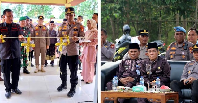 Kapolres Kuansing Resmikan Gedung Polsubsektor Kuantan Hilir Seberang