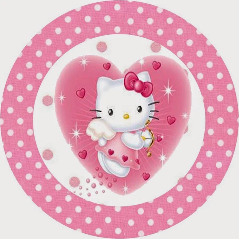 Hello Kitty Angel: Invitaciones, Imprimibles, Etiquetas para Candy Bar e Imágenes para Imprimir Gratis. 