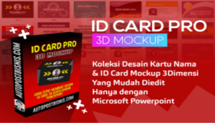 ID Card Pro 3D Mockup