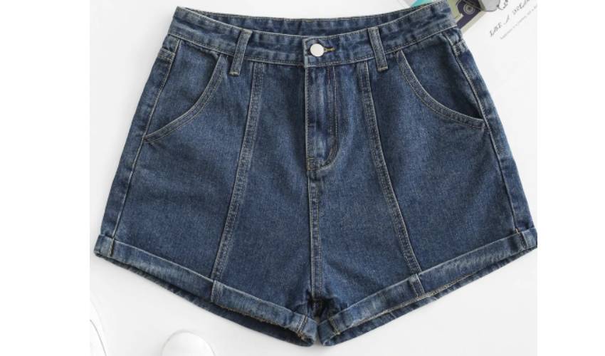 10 Best Cuffed High Waisted Denim Jean Shorts for women – Women’s outfits 2021
