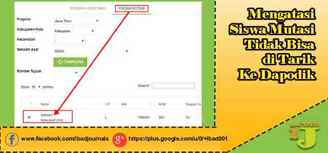 Sebelum memutuskan untuk pindah sekolah atau mutasi siswa sebaiknya pihak sekolah menyaran Mengatasi Siswa Mutasi Tidak Bisa di Tarik Ke Dapodik