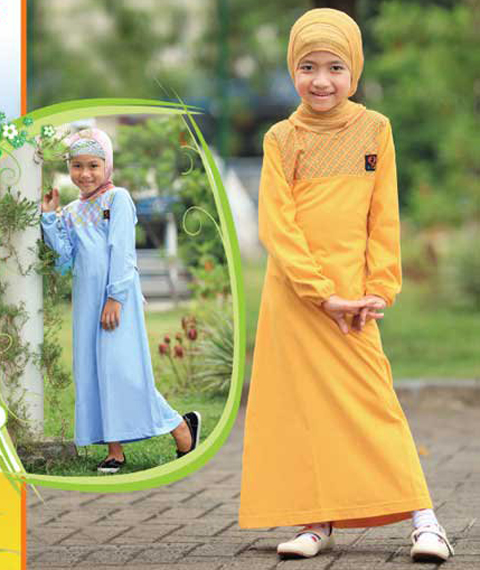 32 Model  Baju  Muslim  Anak  Berhijab Perempuan  Terbaru  2019  