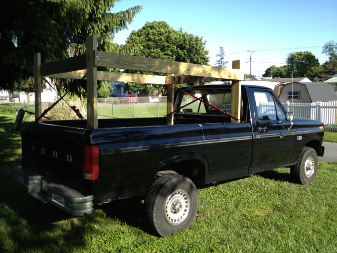  Truck Rack together with Homemade Canoe Rack Pickup Truck. on homemade