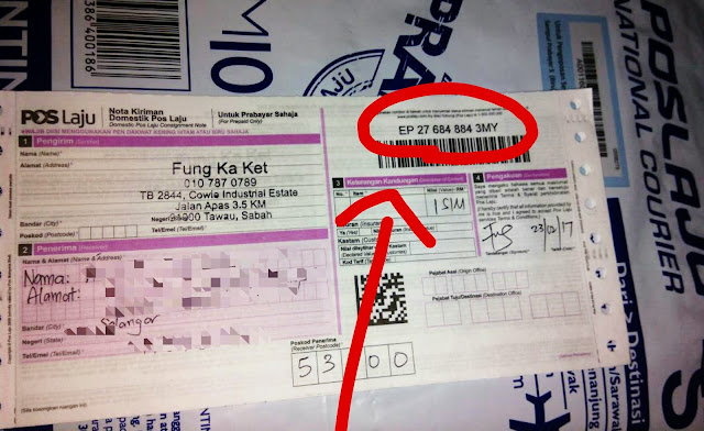 Semak Tracking Number Pos Laju Malaysia Melalui Online Dan 