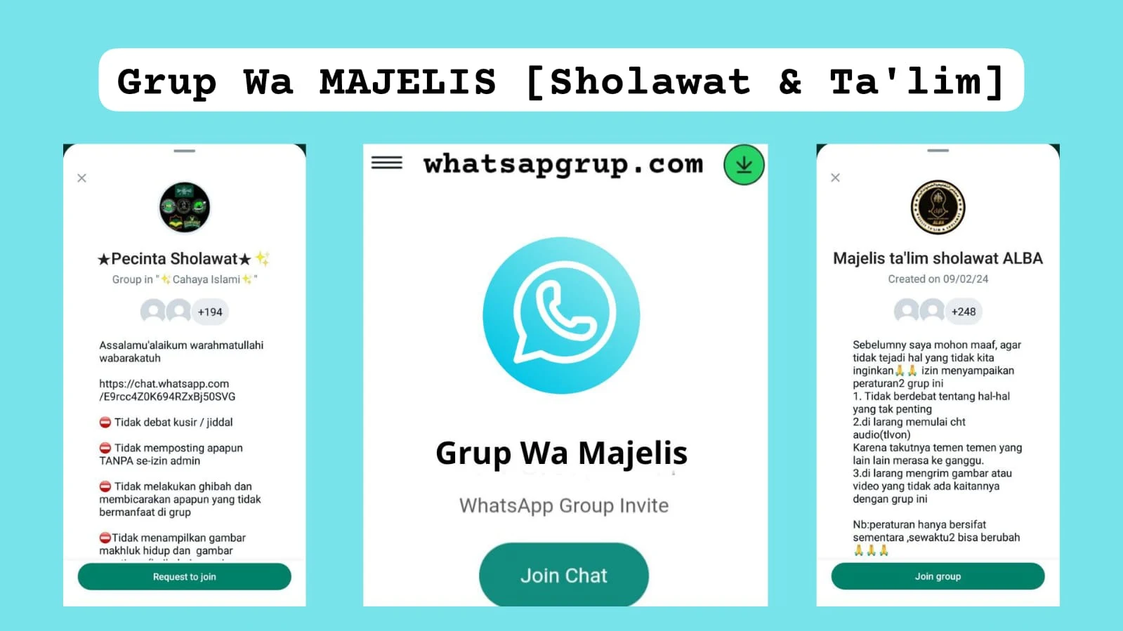 Link Grup Whatsapp Majelis [Sholawat & Ta'lim]