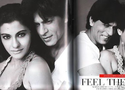 Kajol & Shah Rukh Khan February Filmfare Scans