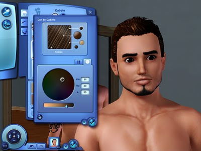 sims 3 curly hair male