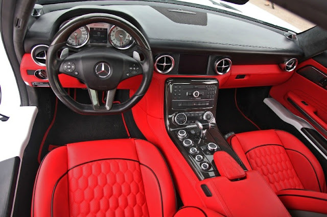 mercedes sls interior