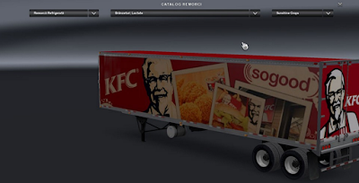 American Truck Simulator Full Trailers Pack KFC SOGOOD Mod Download MODs