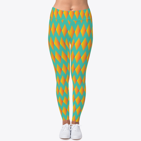 Diamond pattern leggings