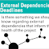 Key 12 - External Dependencies/Deadlines: Michigan Agile Philosophy (MAP) Project Key