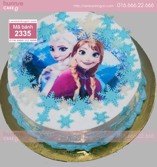 Bánh sinh nhật Elsa và Anna