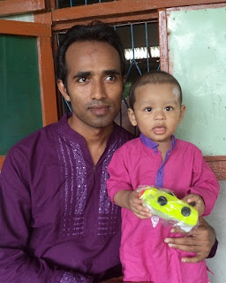 Azizul mamun with child