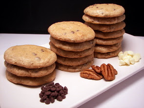 Black and White Chocolate Chip Cookies