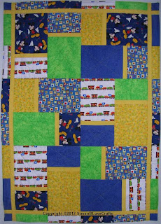 Fat Quarter Big Block quilt top