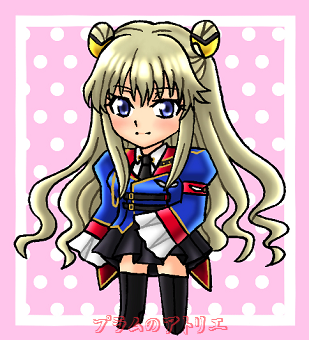プラムのアトリエ コードギアス 亡国のアキト レイラ マルカル 軍服ver ミニキャラ ちびキャラ イラスト プラムのアトリエ コードギアス 亡国のアキト レイラ マルカル 軍服ver ミニキャラ ちびキャラ イラスト