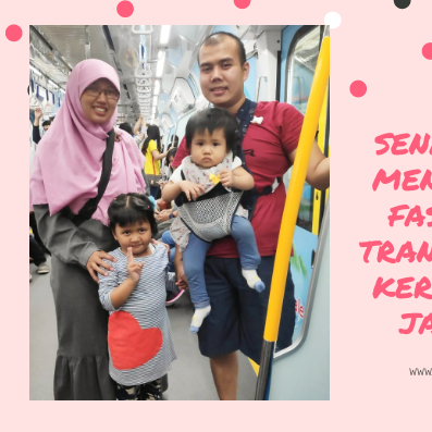 Menikmati Fasilitas Transportasi Kereta MRT Jakarta Bersama Keluarga