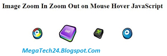 zoom image on mouseover using javascript