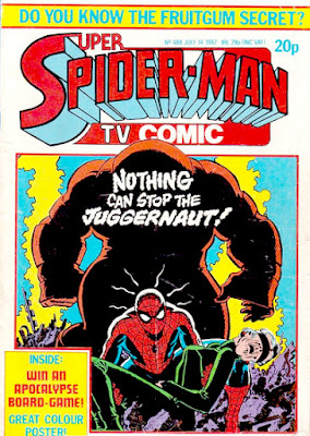 Super Spider-Man TV Comic #488, the Juggernaut