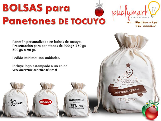 Bolsas de tocuyo