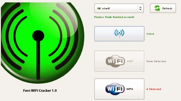 اختراق الواي فاي باداة Fern WiFi Cracker