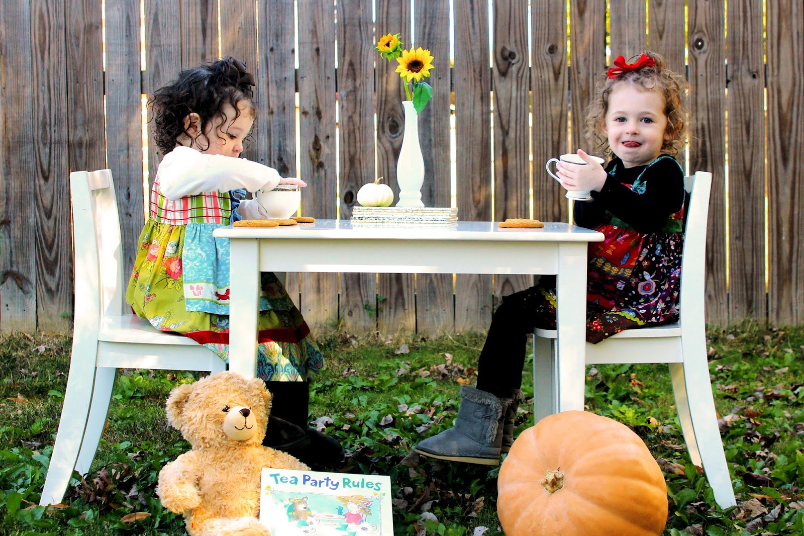 Joshuas Girl Backyard Tea Party