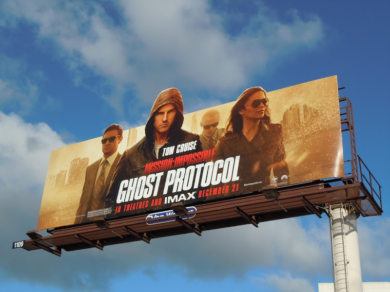 Ghost Protocol movie billboard