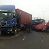 Trailer rams into four buses at IMSU Junction kills 6 people, several others escape with injuries