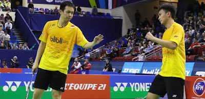 Hendra/Ahsan Melaju Ke Semifinal French Open Super Series 2015