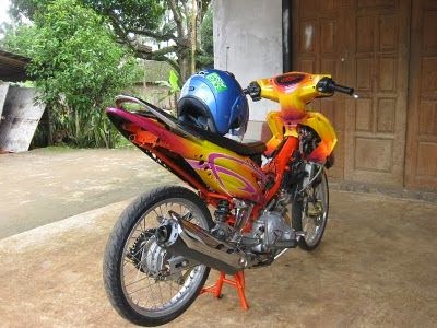 5 Tampilan Modifikasi Motor Drag Jupiter MX Variasi 