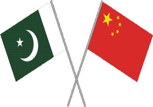 Pakistan China Flags