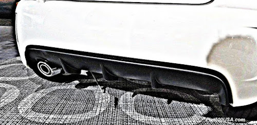 2018 Fiat 500 rear diffuser 