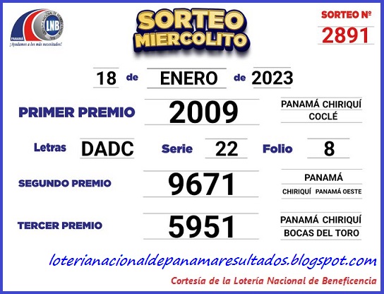 resultados-sorteo-miercoles-18-de-enero-2023-loteria-nacional-de-panama-tablero-oficial