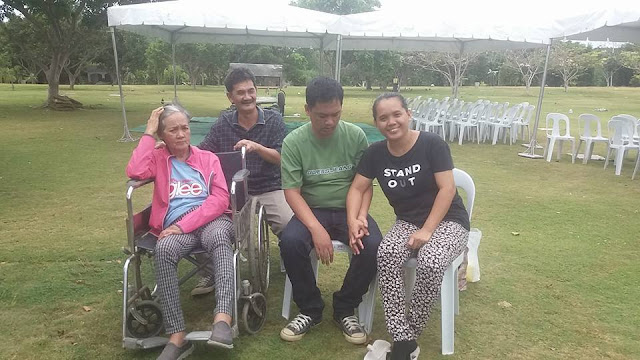 visiting loved one in a cemetery