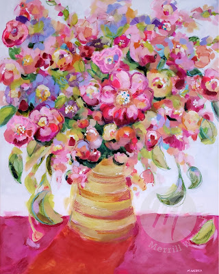 joie-de-vivre-floral-painting-merrill-weber