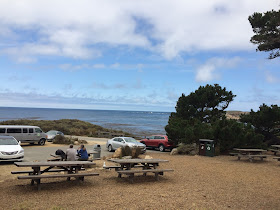 Picnic area at Point Lobos State Park