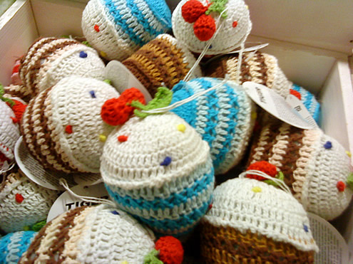 Crochet cupcakes Flying Tiger