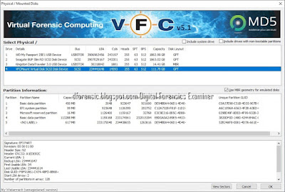 How to convert an Encase (E01) image using VFC