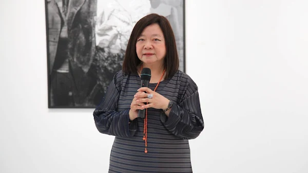 ▲大亞洲藝術聯盟協會鍾經新理事長致詞。（記者林明佑翻攝）