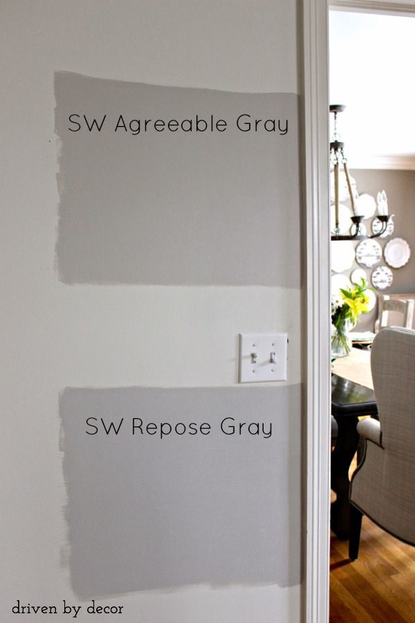 Grey Paint Colors Repose Gray