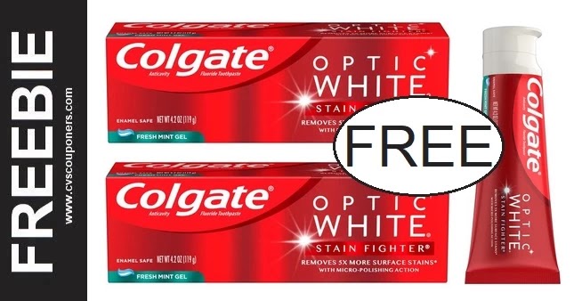 FREE Colgate Optic White Toothpaste at CVS