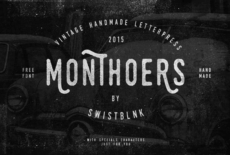 Monthoers Free Font