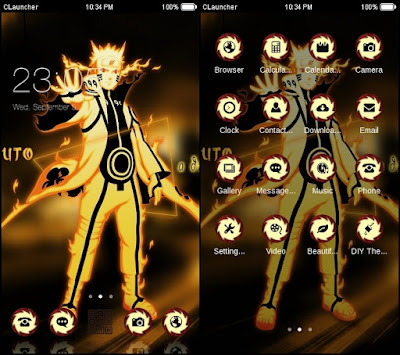 Kumpulan Tema Naruto Untuk Android Keren - Tutorial Blogz