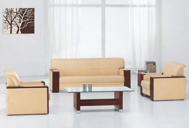 Hình ảnh cho bộ sofa phòng làm việc với phong cách thiết kế hiện đại, trẻ trung cho không gian văn phòng công ty