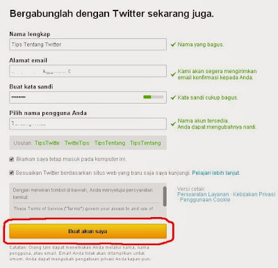 Cara Membuat Twitter