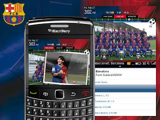 Theme Barcelona for BlackBerry