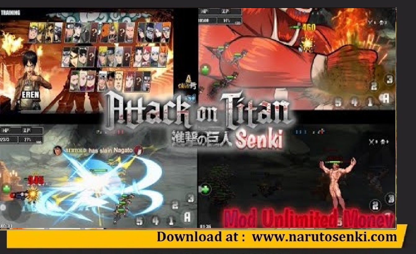 Download Attack on Titan Senki Mod Unlimited Money Apk